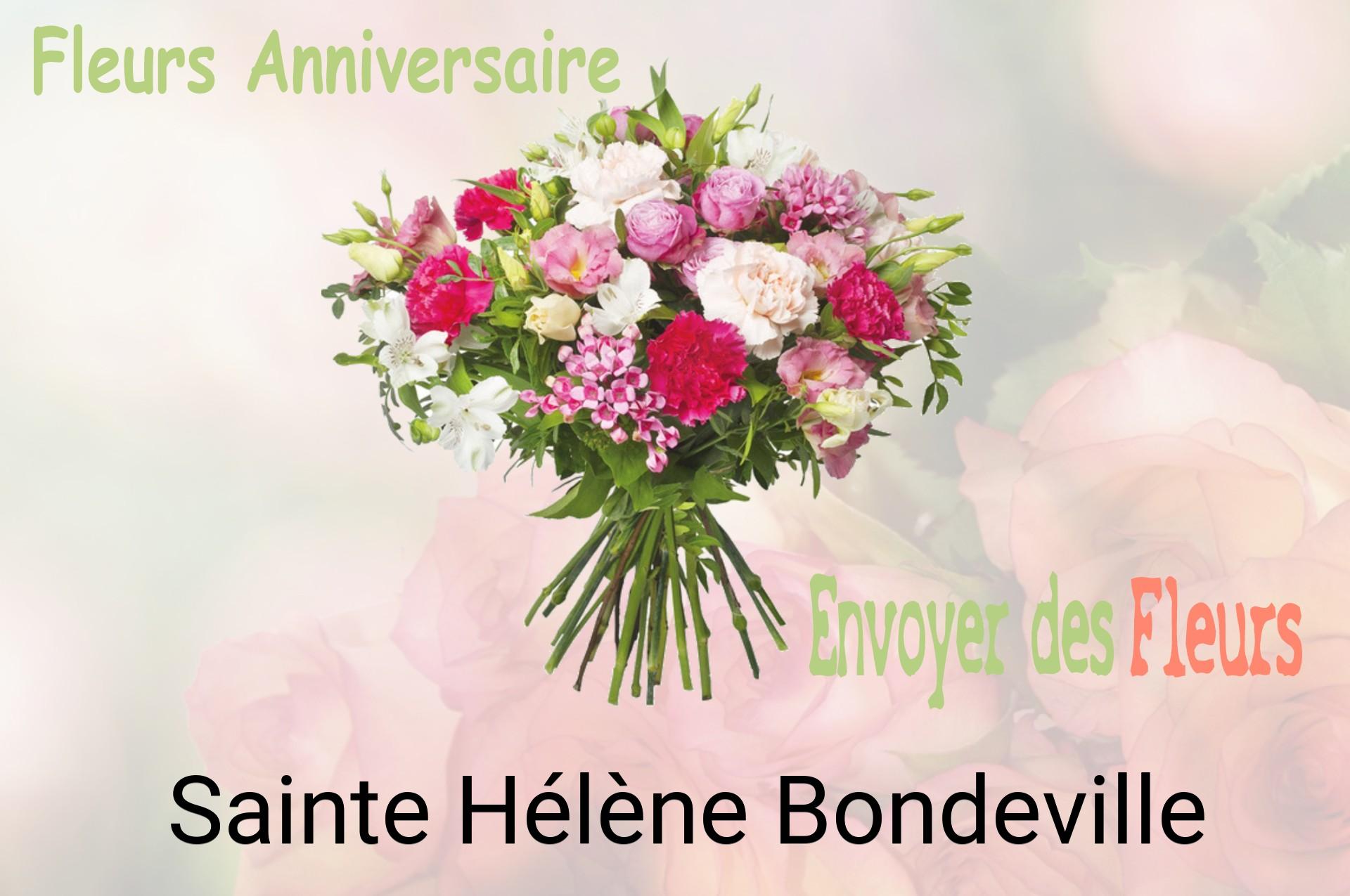 Bouquet de fleurs d’anniversaire livré à Sainte-Hélène-Bondeville