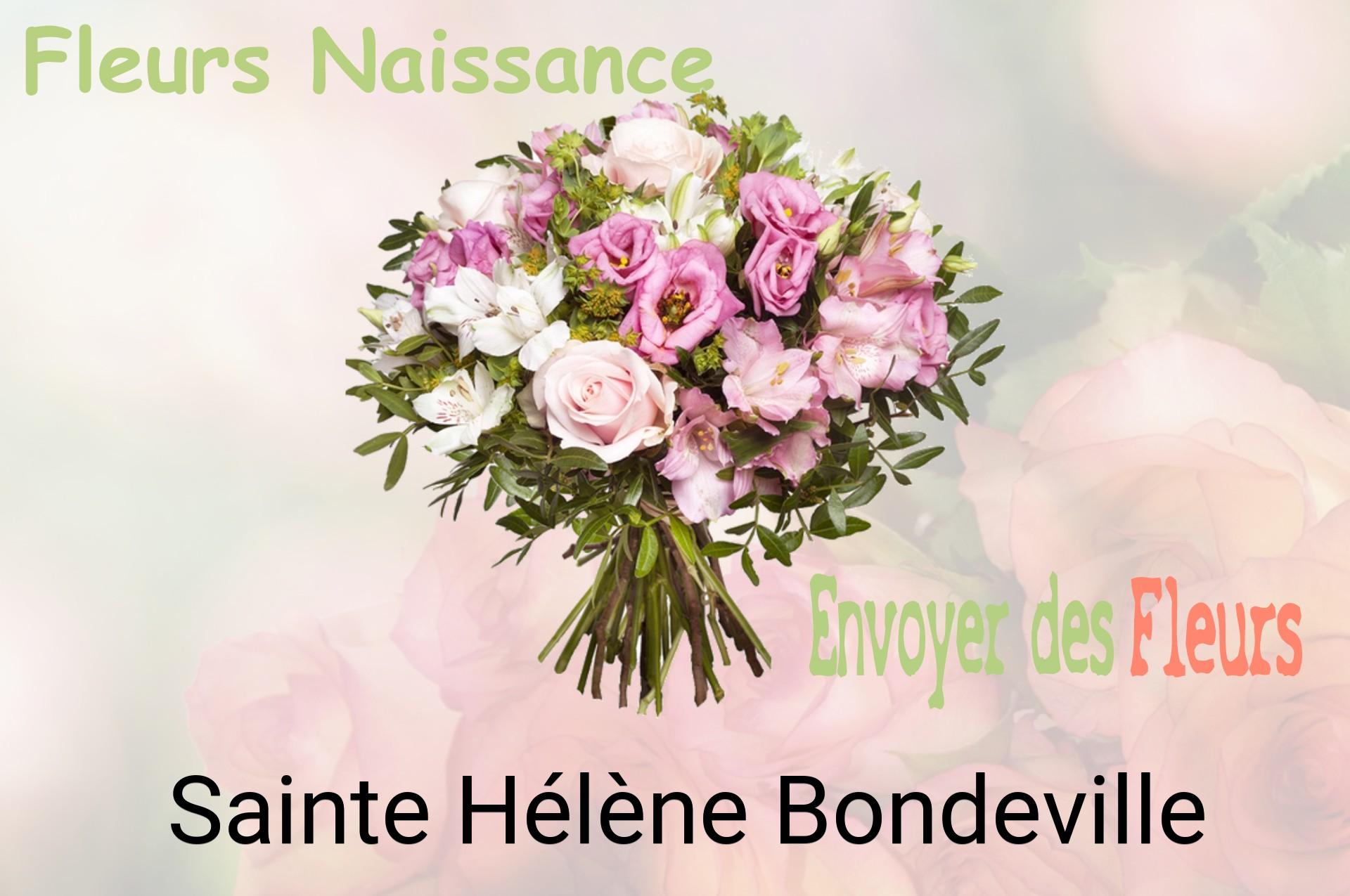 Bouquet de fleurs de naissance livré à Sainte-Hélène-Bondeville