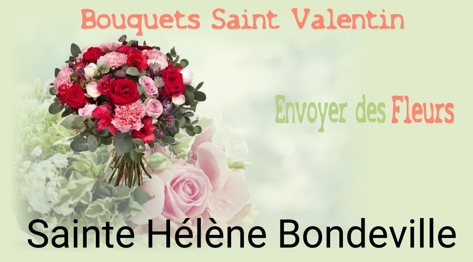 Roses de Saint-Valentin livrées à Sainte-Hélène-Bondeville
